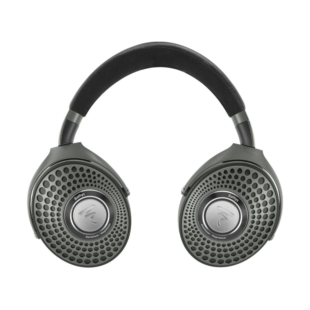Stylish over-ear BATHYS headphones with a mesh design